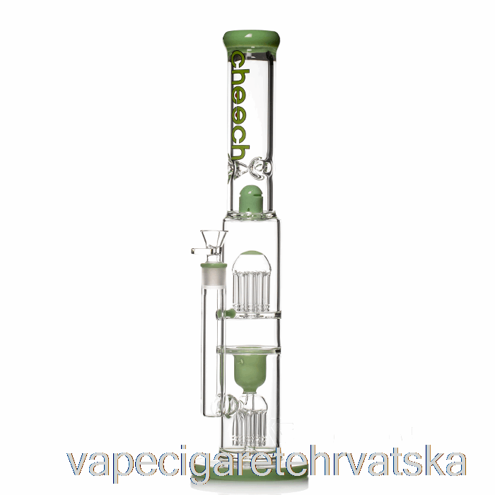 Vape Cigarete Cheech Staklo Dvostruko Drvo Big Rig Bong Green